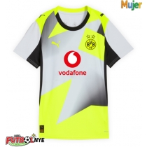 Camiseta Borussia Dortmund Yan Couto #2 Visitante Equipación para mujer 2025-26 manga corta